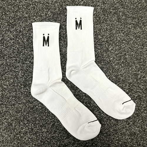 Mandem Meetup Socks - White